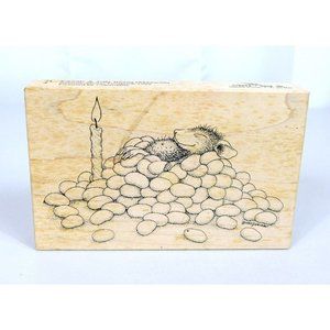 House Mouse Designs Candle & Jelly Beans (Maxwell) 1999 Mounted Rubber Stamp